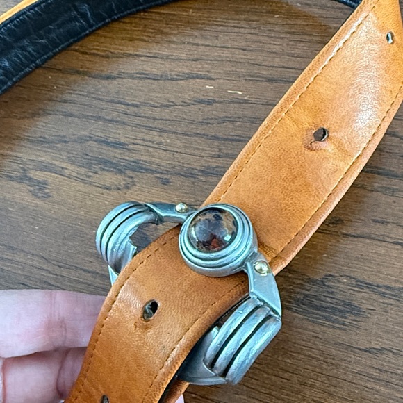 Fahrenheit New York Connie Bates Leather Belt